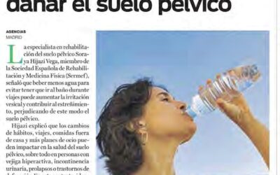 Beber menos para evitar ir al baño puede llegar a dañar el suelo pélvico (Atlántico)